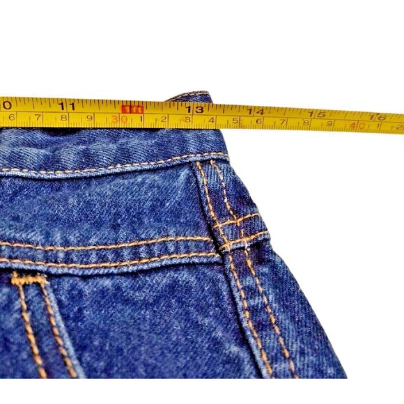 VTG 80's Calvin Klein Womens Size 11 Denim Blue Jeans High Rise Dark Wash Cotton - Picture 7 of 10